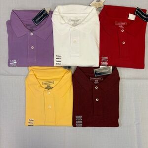 Saddlebred Men's Polo Shirt - Yellow, Purple, White, Red, Maroon Size Medium